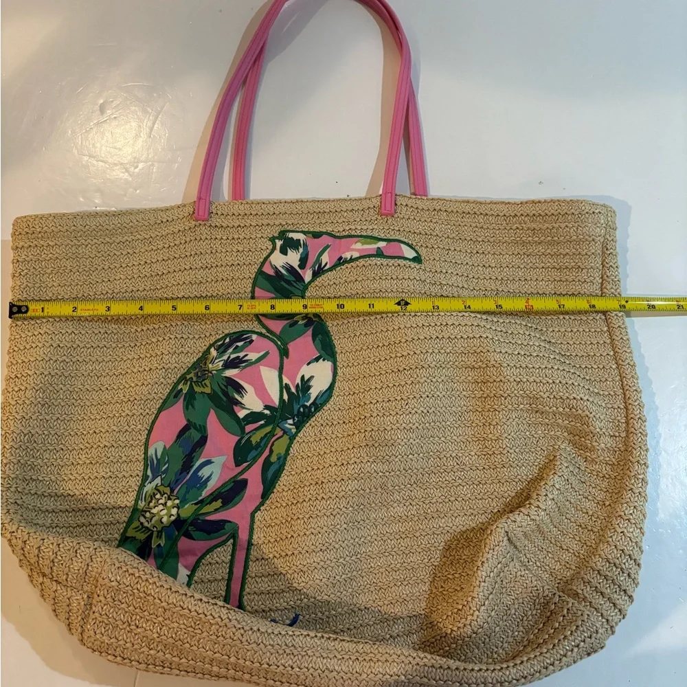 VERA BRADLEY Seashore Straw Beach TOTE BAG